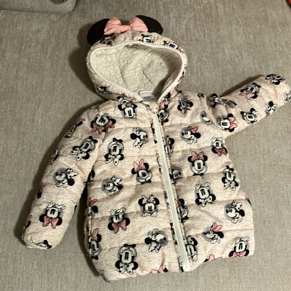 Disney junior Minnie Mouse winter jacket 3t
